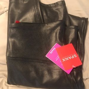 Spanx Faux Leather Leggings